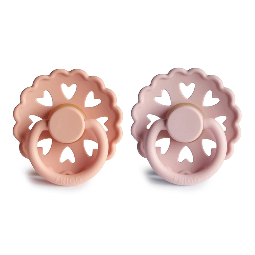 Pack 2 chupetes látex Fairytale 0-6M Princess/Thumbelina 