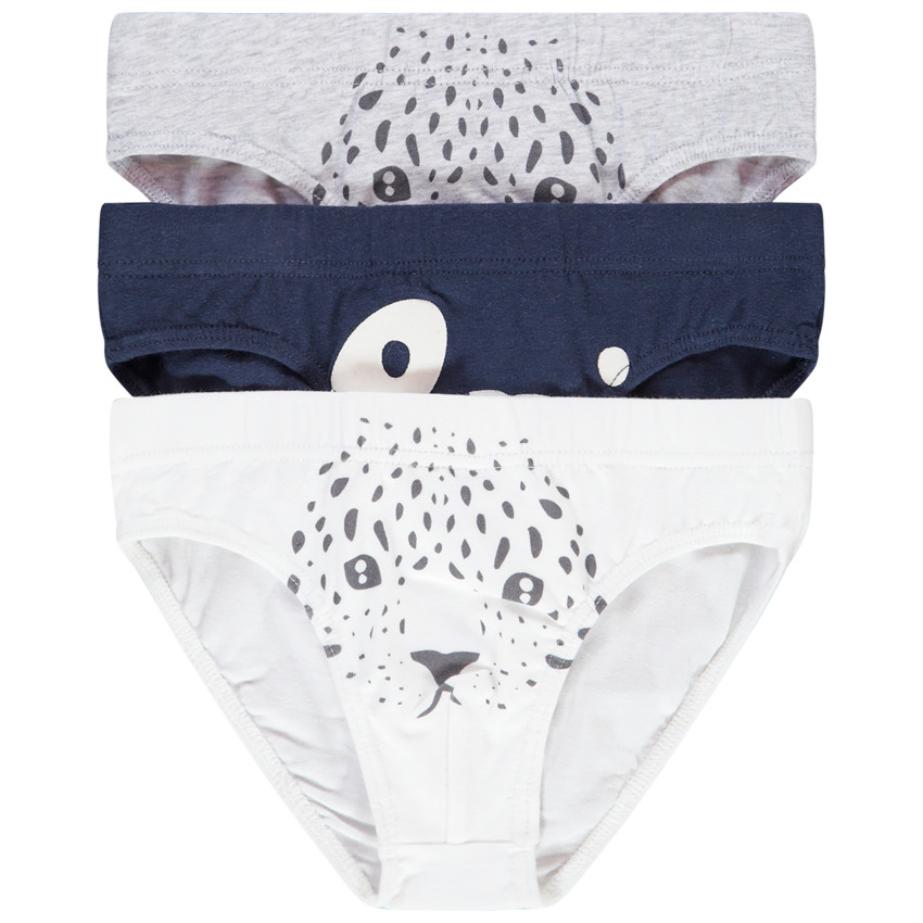 Pack 3 slips print animal Main Pack 3 slips print animal