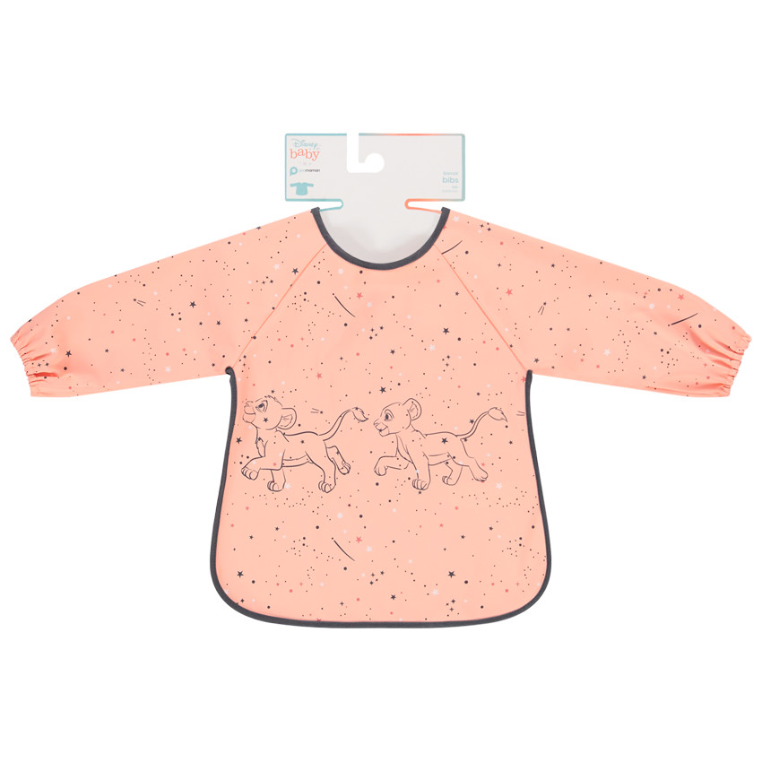 Babero delantal de manga larga con velcro Nala Disney 