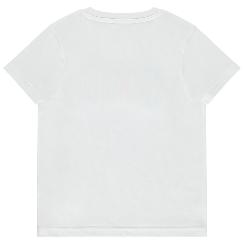 Camiseta de manga corta con bordado 3D para niño 