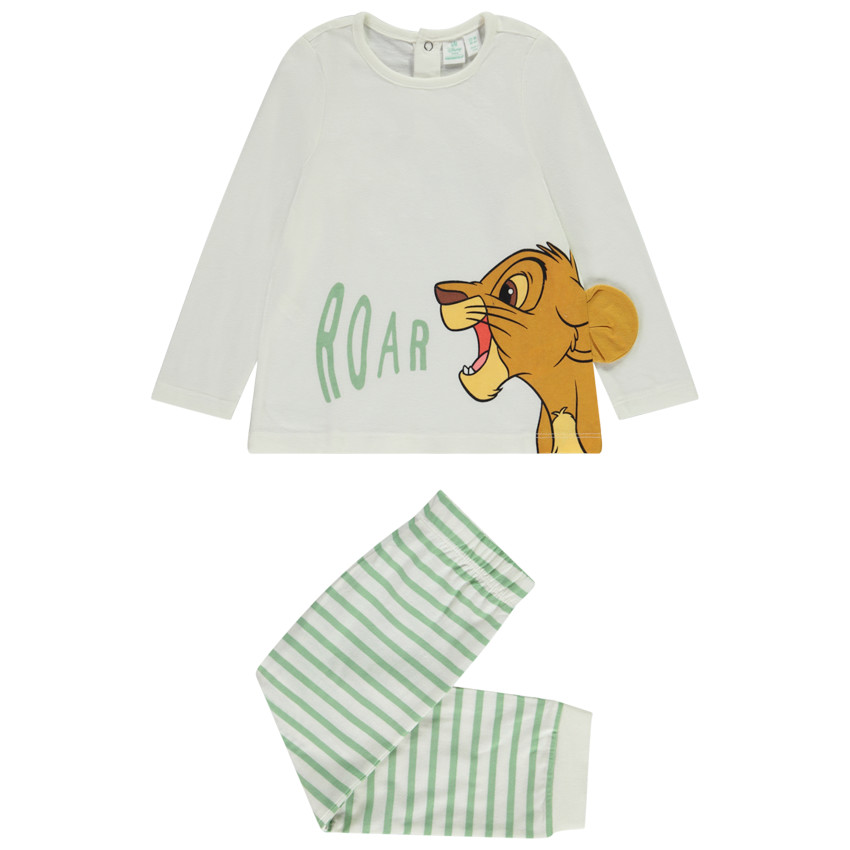 Pijama de 2 piezas Simba Disney para bebé niño con acabados diferentes según la edad 