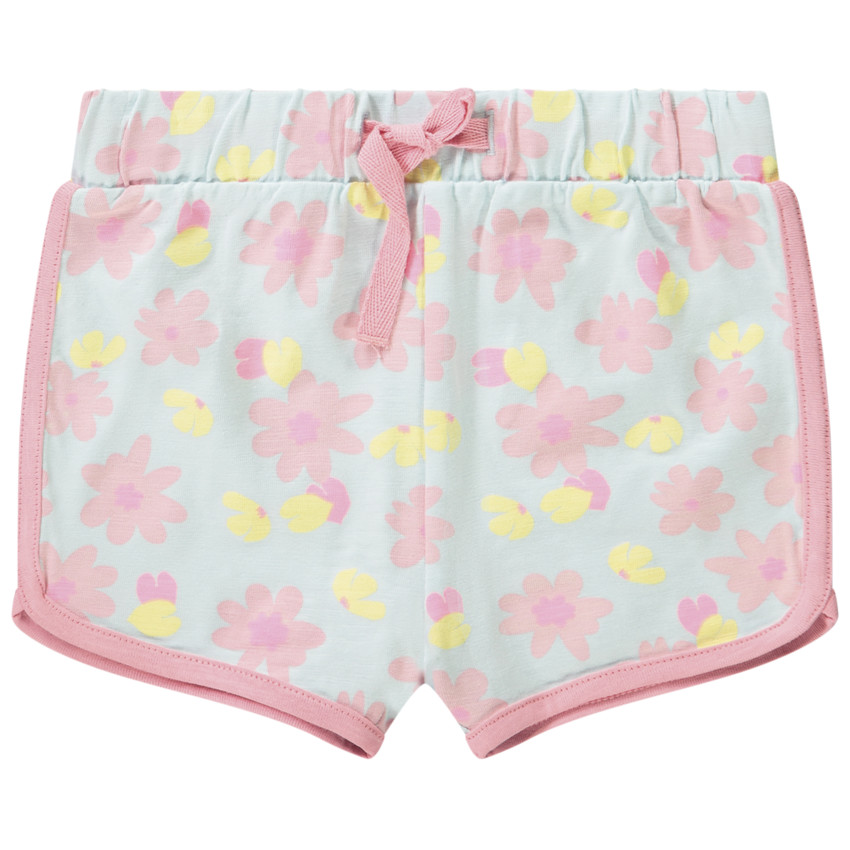 Short de deporte estampado fantasía para bebé niña 
