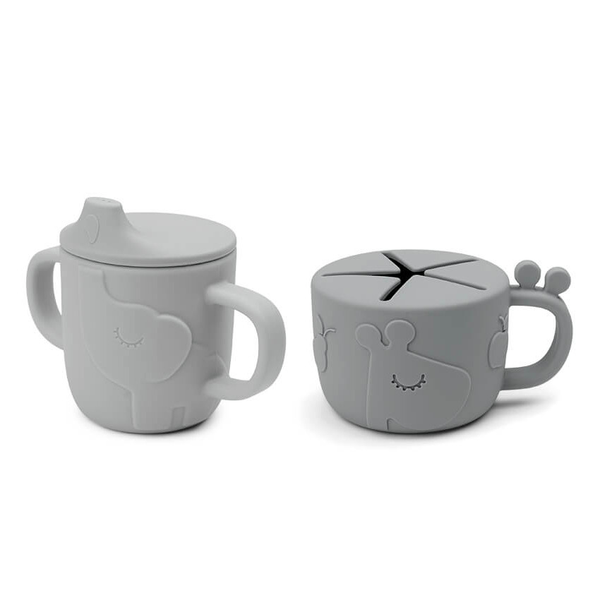 Lote de 2 tazas de silicona Deer Friends - Gris  Additional Lote de 2 tazas de silicona Deer Friends - Gris