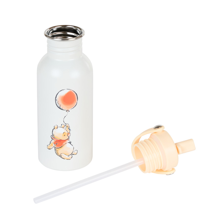 Botella de acero inoxidable con pajita Winnie the Pooh Disney - 500ml 