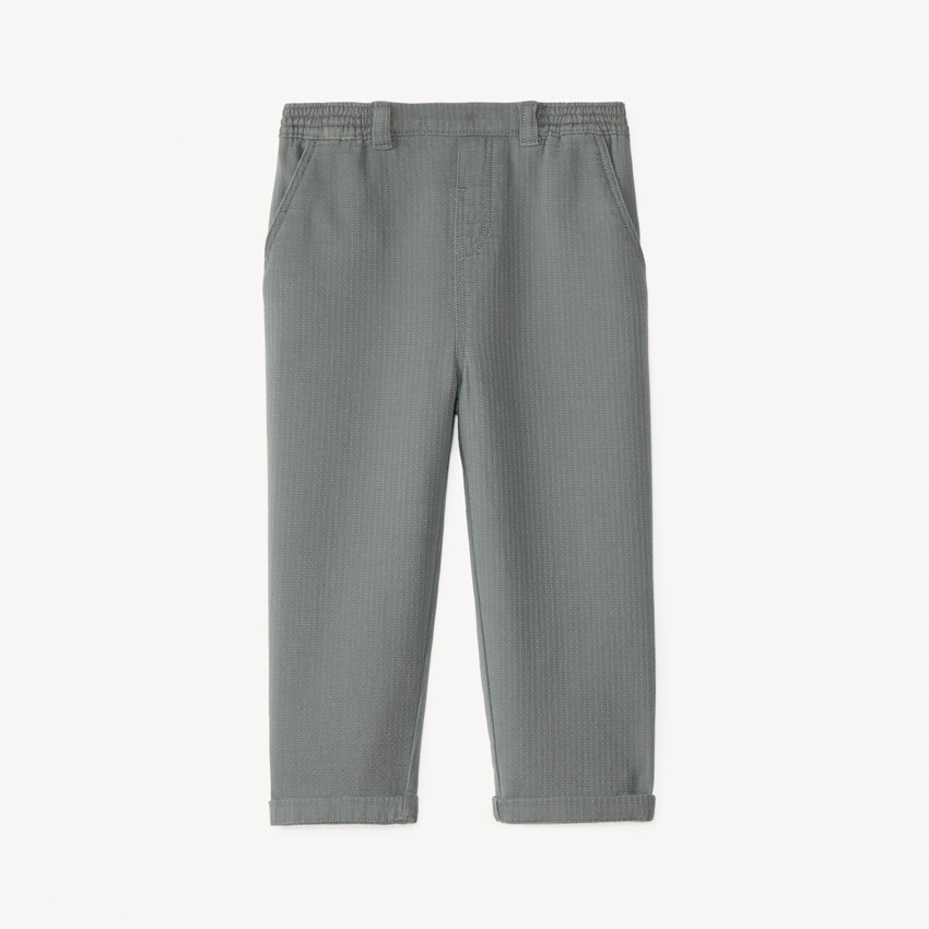 Pantalón de tela lisa para bebé niño 