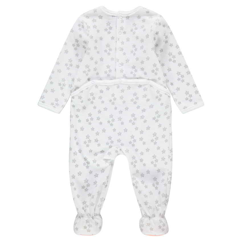 Pijama de terciopelo con ©Smiley cosido e inscripción bordada 