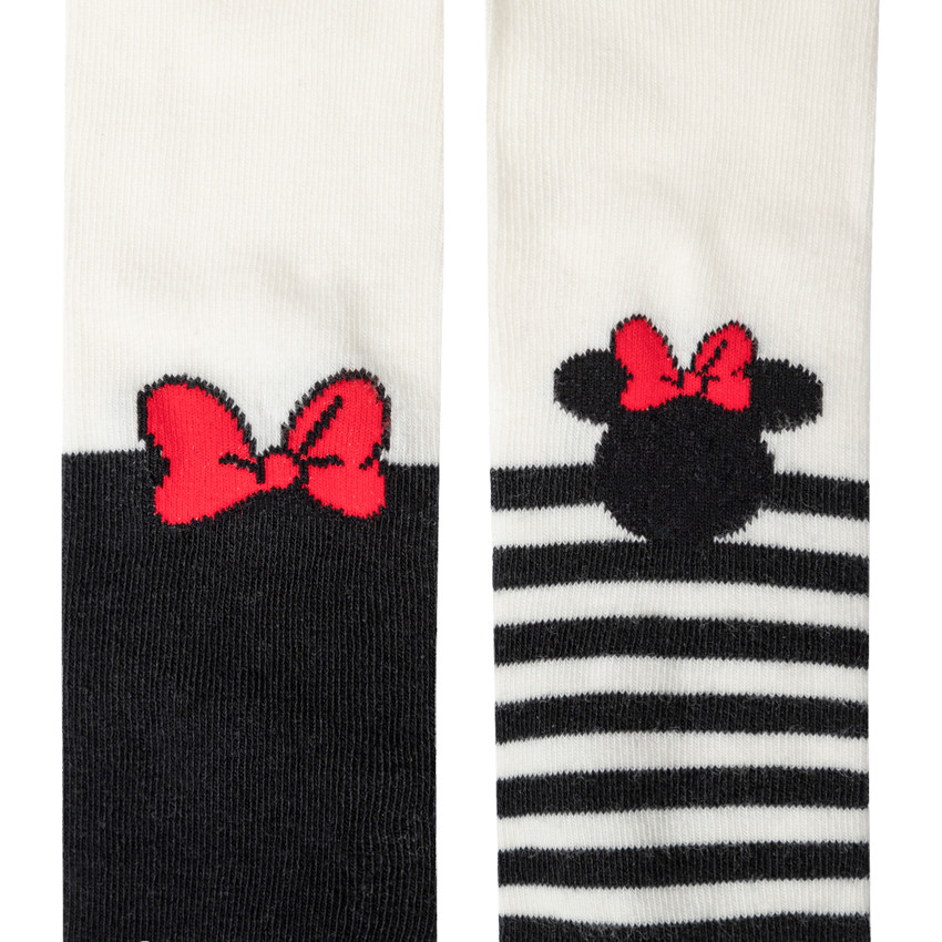 Pack de 2 leotardos grueso, rayado con  motivo  Minnie Disney  Additional Pack de 2 leotardos grueso, rayado con  motivo  Minnie Disney