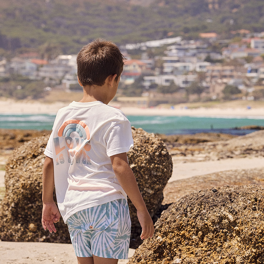 Short de baño efecto tie & dye para niño 