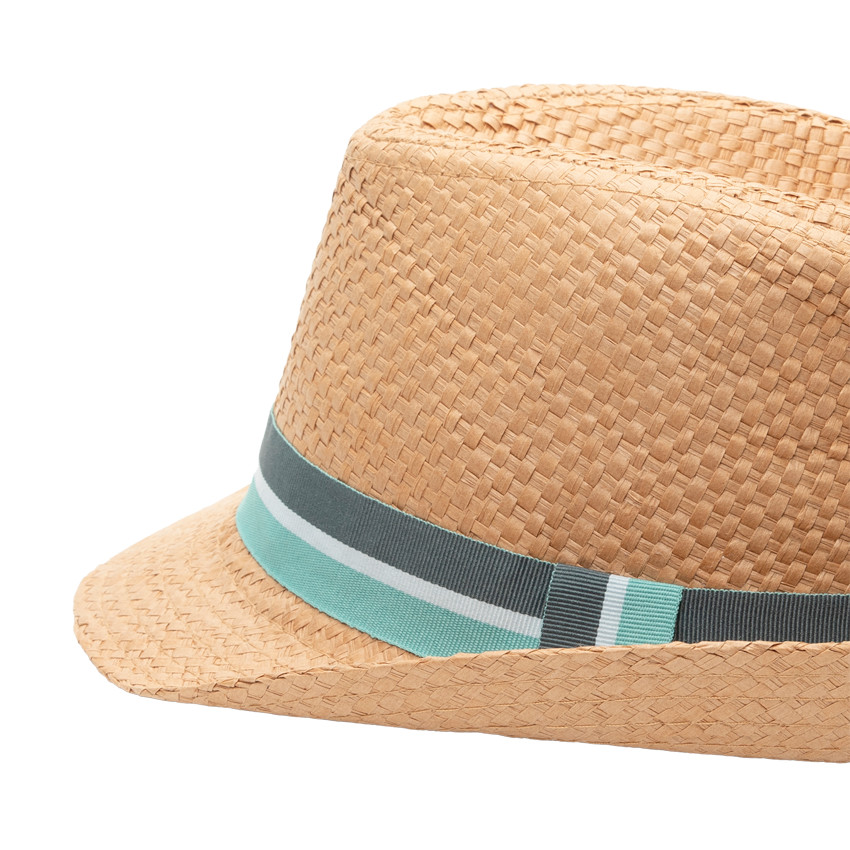 Borsalino con cinta de rayas 