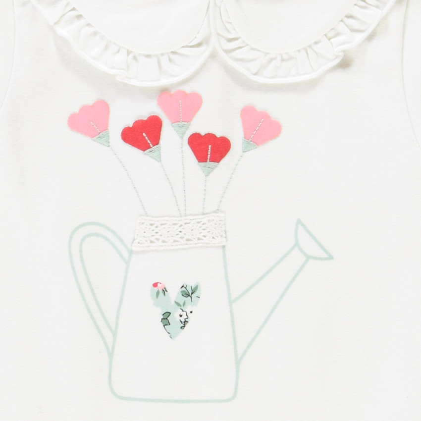 Ensemble t-shirt manches longues + jogging french terry pour bébé fille Main Ensemble t-shirt manches longues + jogging french terry pour bébé fille