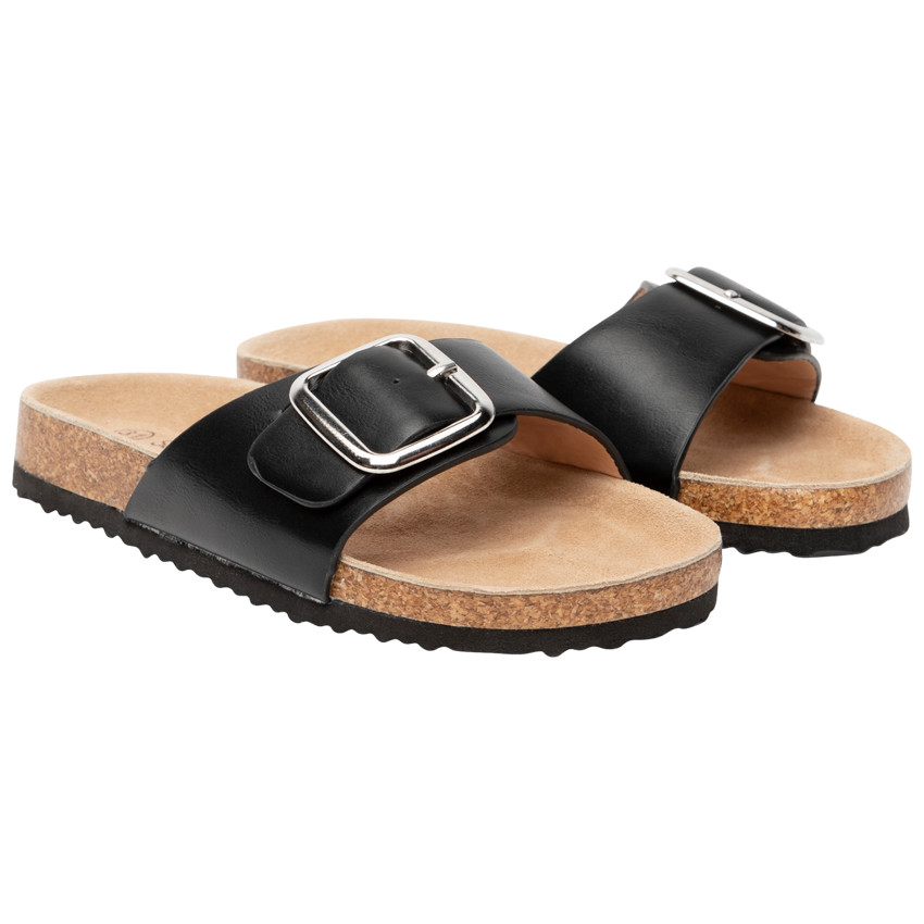 Sandalias de tiras con hebilla para niña 