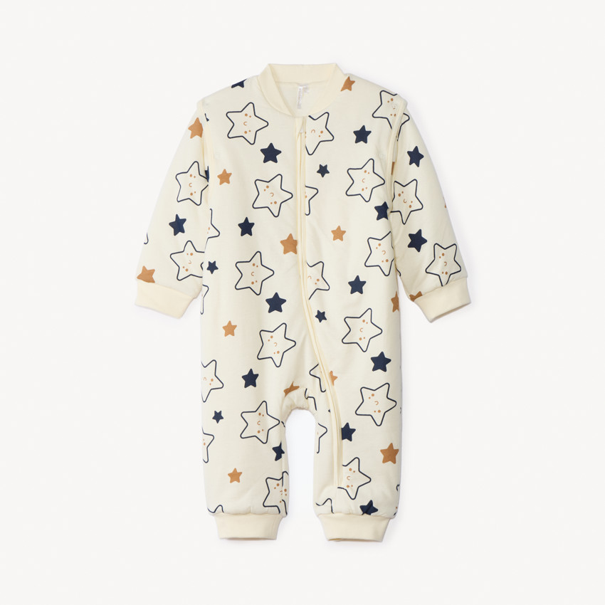 Surpyjama imprimé à manches amovibles pour bébé garçon 