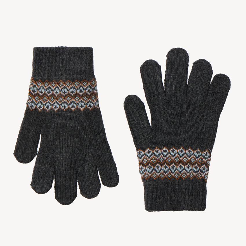 Guantes de punto jacquard para niño 