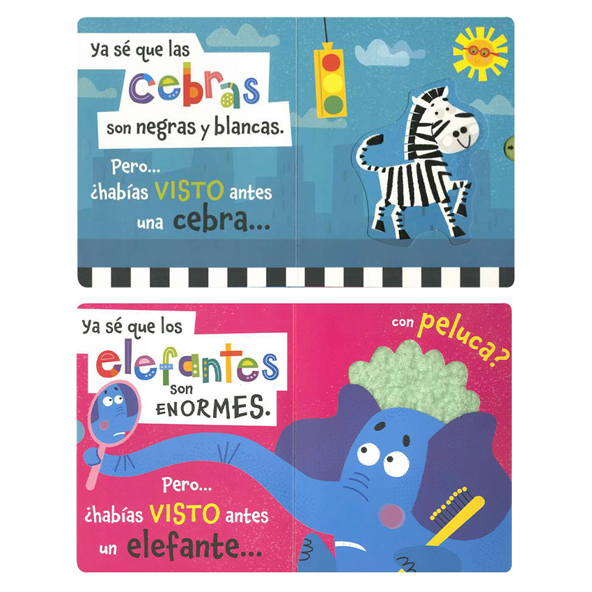 Libro interactivo ¿Habías visto antes un tigre con tutú? +36meses 