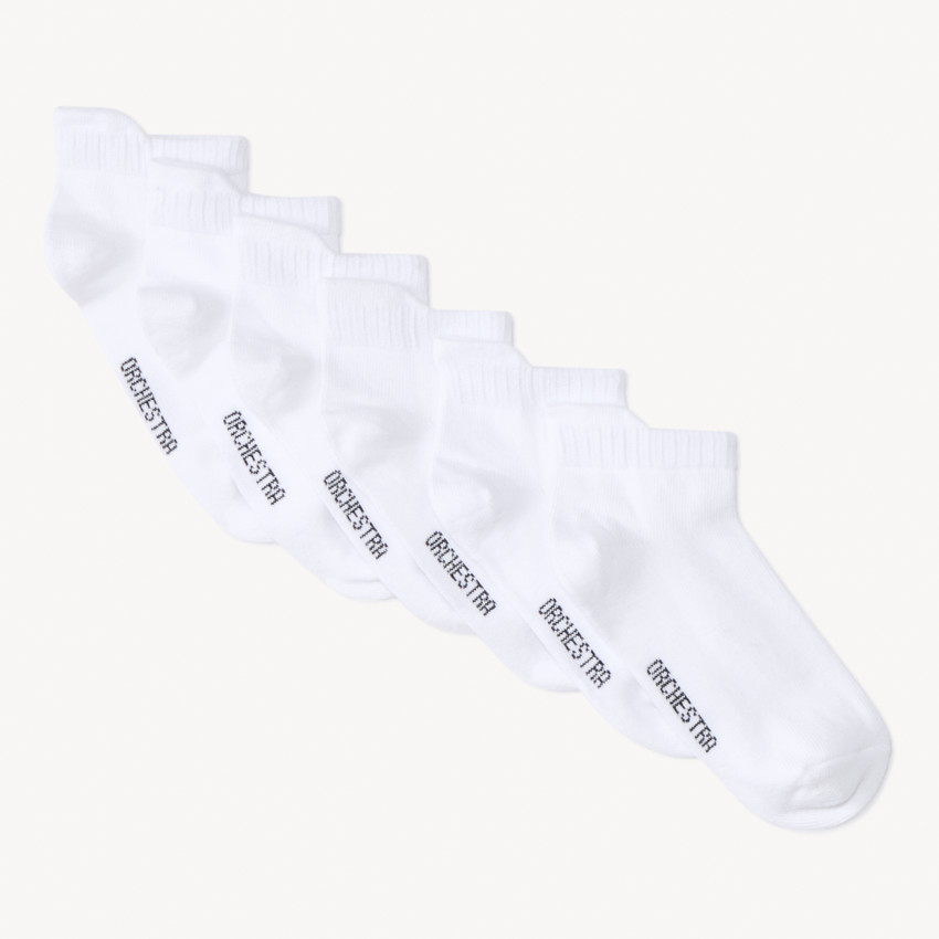 Pack de 6 pares de calcetines lisos para niño  Additional Pack de 6 pares de calcetines lisos para niño