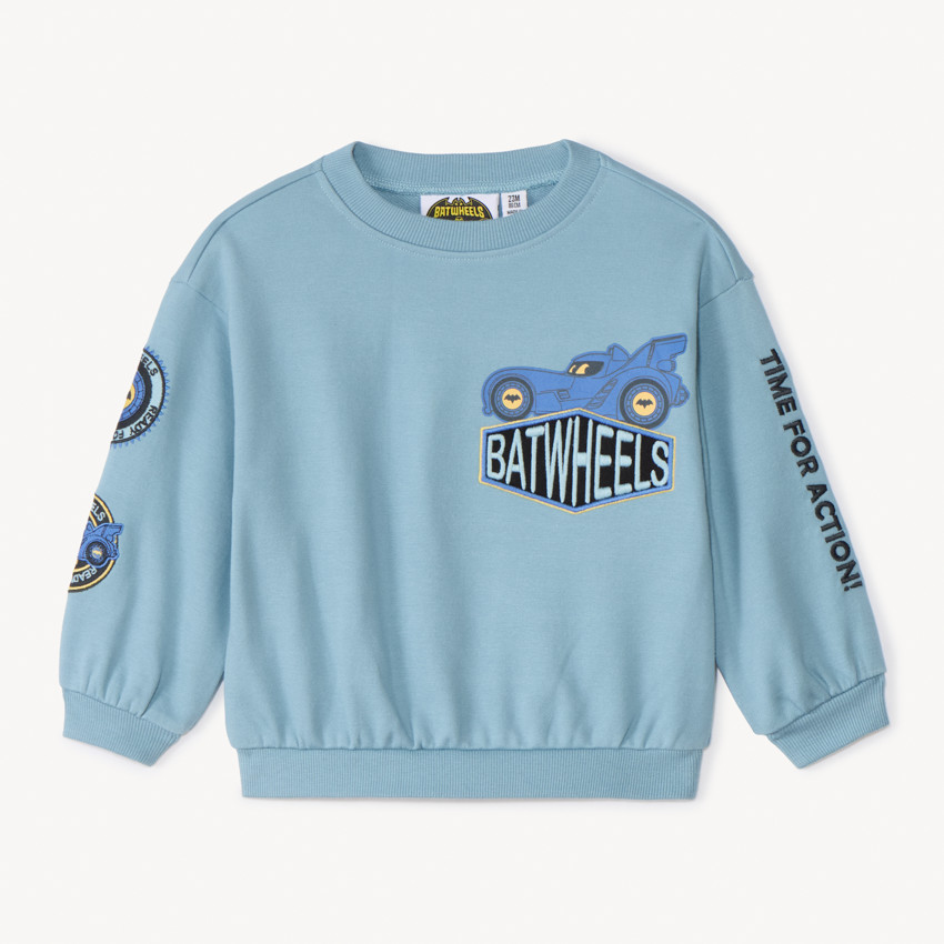 Sudadera de felpa con estampado de Batwheels de Warner para bebé niño. 