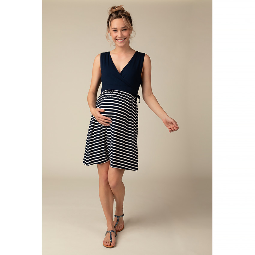 Vestido cruzado de embarazo 