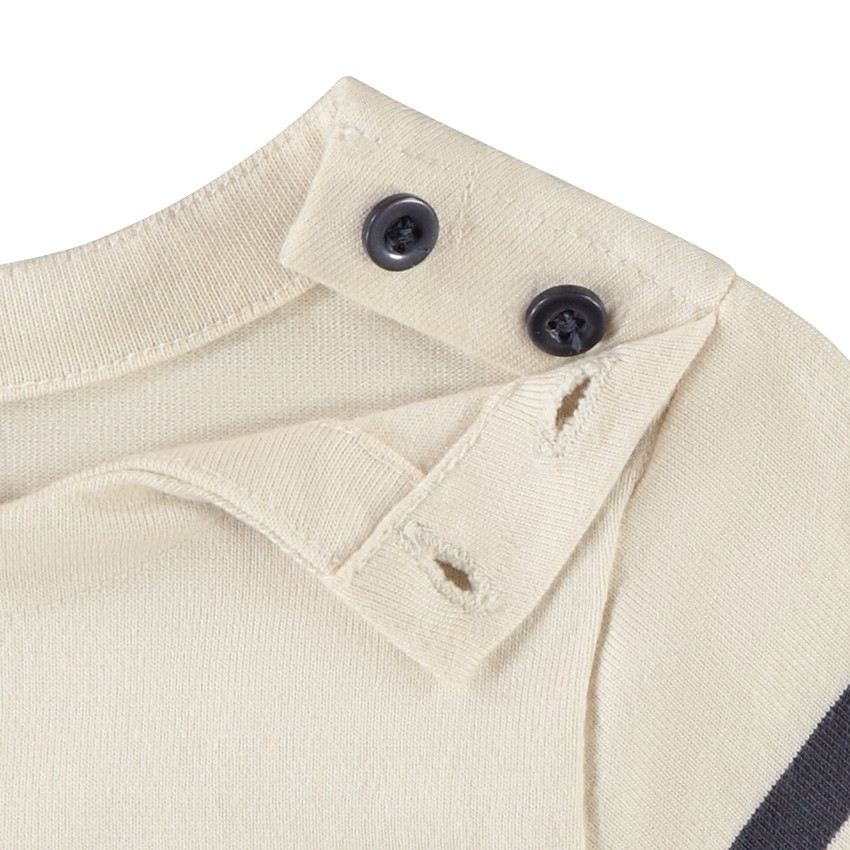 Camiseta de rayas de Mickey Disney de manga larga para bebé niño 