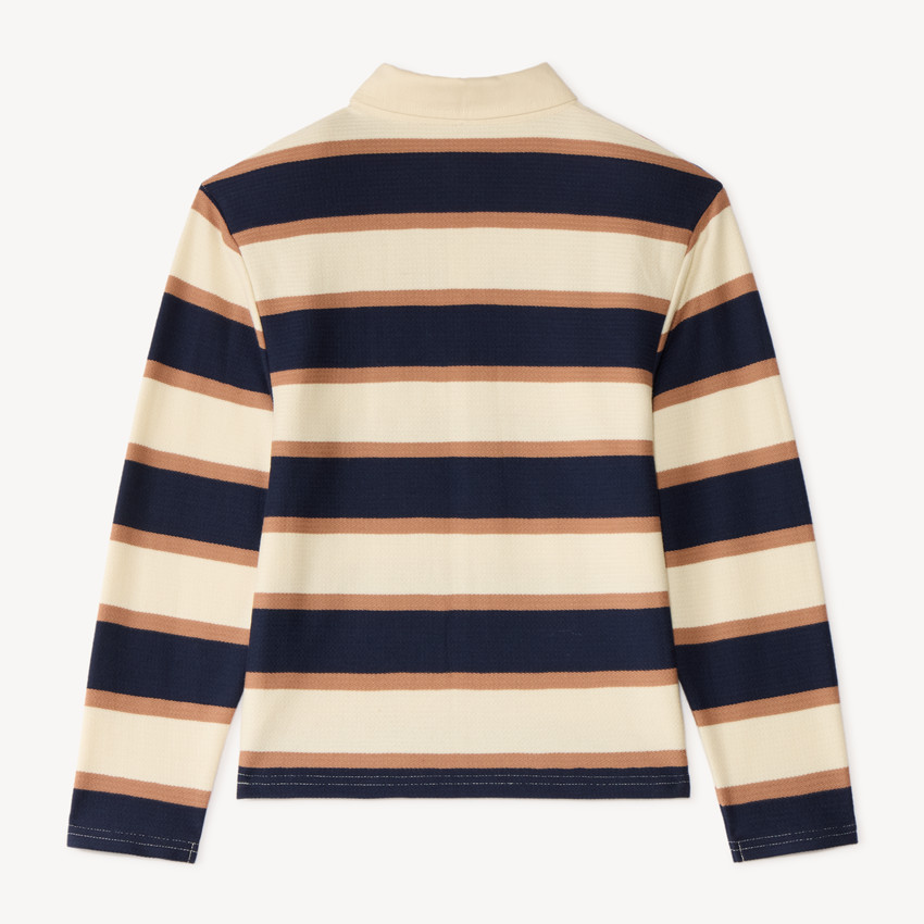 Polo de manga larga niño a rayas 