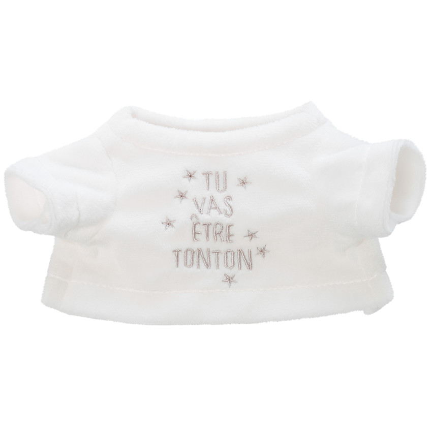 Vestido para peluche con mensaje de nacimiento "¡Vas a ser tío!" 