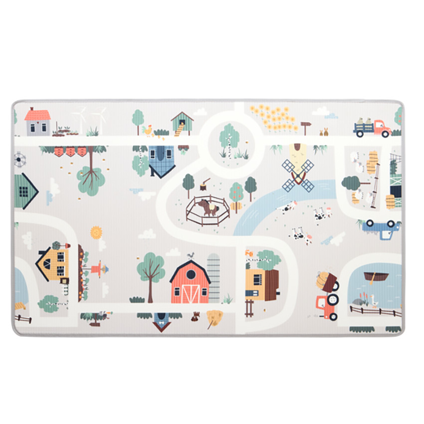 Tapiz de juego reversible de espuma firme/circuito 