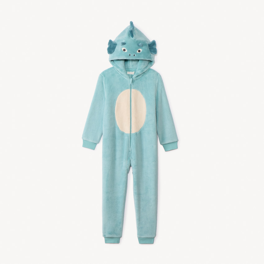 Surpyjama ludique Dragon en sherpa pour garçon 