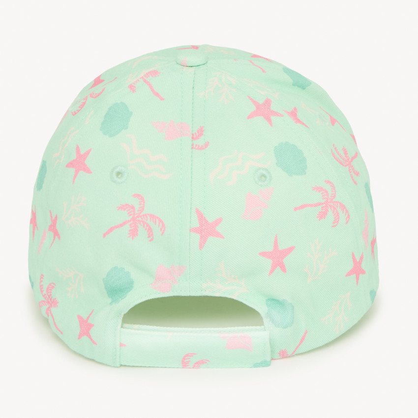 Gorra de playa con diseño para niña 