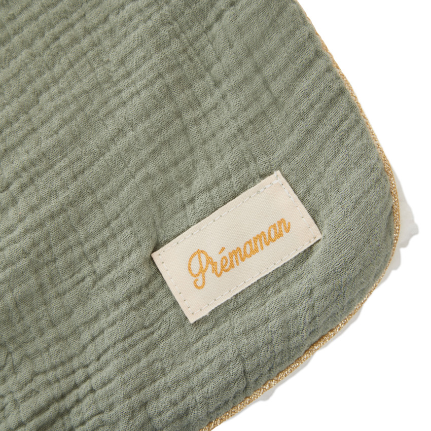 Manta de tetra doble sherpa 80 x 80 cm verde 