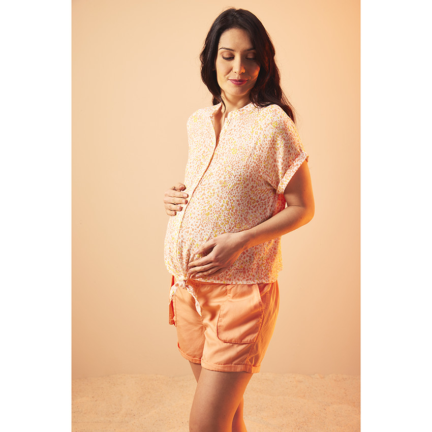 Short fluido con lazo para mujer 