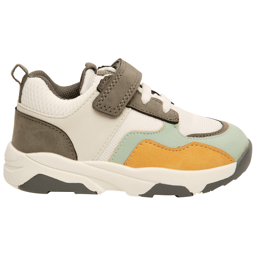 Zapatillas deportivas con detalles en contraste niño 