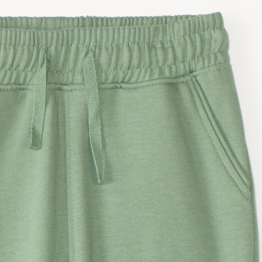 Pantalón de chándal niña de felpa lisa 