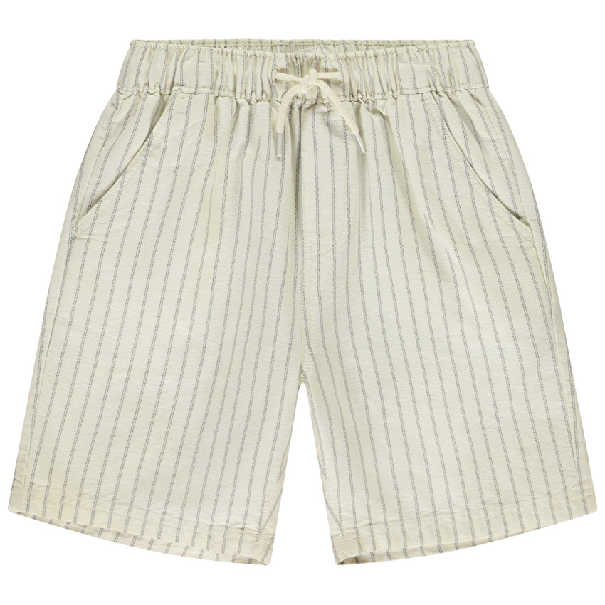 Bermudas de tela rayada para niño 