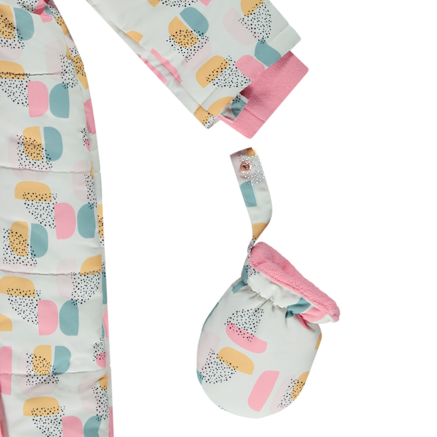 Buzo de esquí estampado arty y forrado para niña bebé  Additional Buzo de esquí estampado arty y forrado para niña bebé