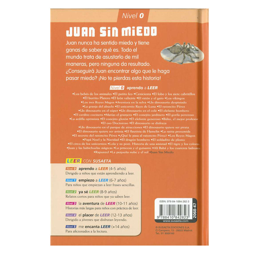 Libro Juan sin miedo +4 años 