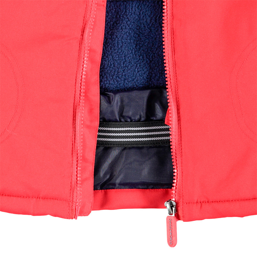 Cazadora de esquí con forro polar y pelo sintético desmontable 