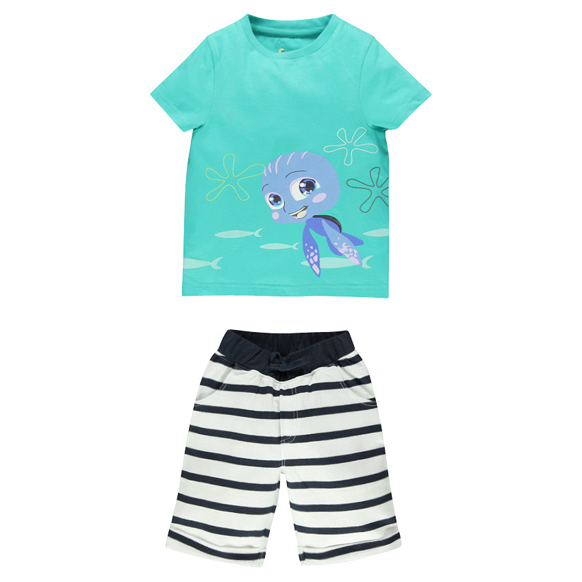 Conjunto de playa de tejido de punto con estampado 