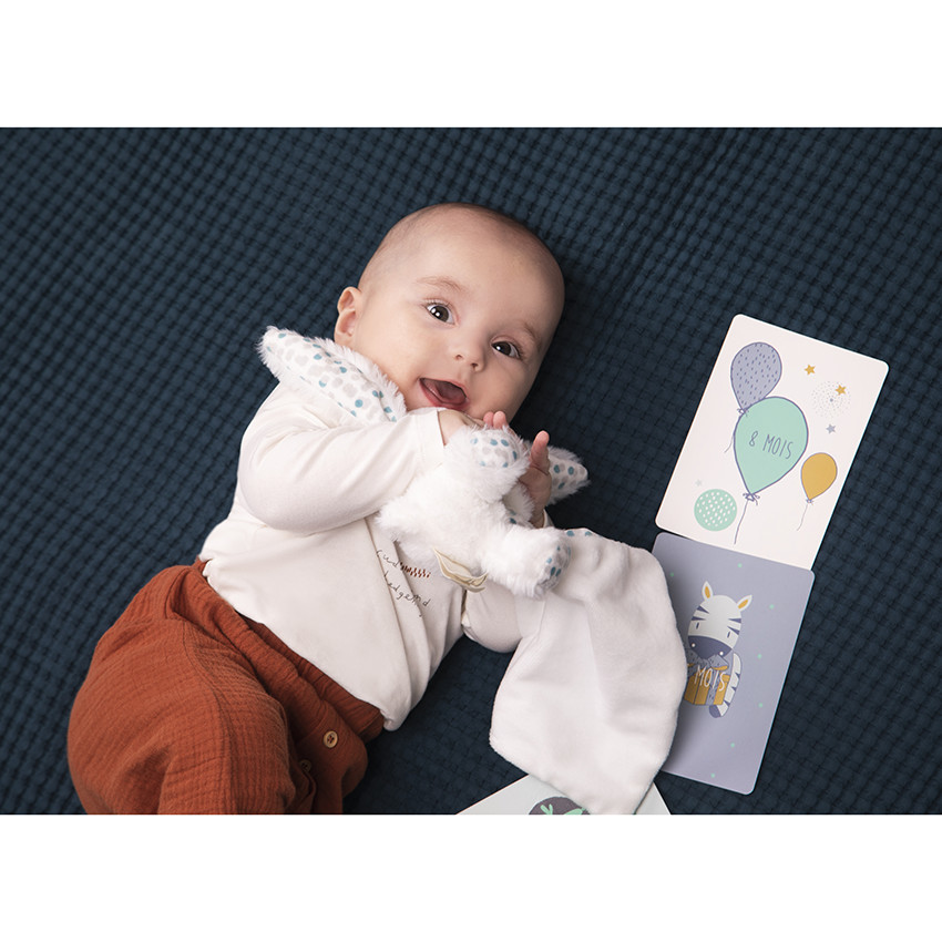 Tarjetas de fotos de nacimiento para bebé niño x28 