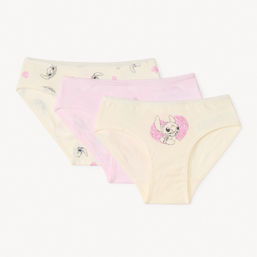 Conjunto de 3 braguitas Stitch Disney para niña 