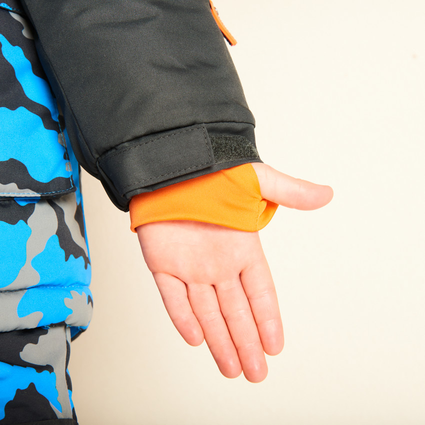 Veste de ski waterproof imprimé camouflage pour garçon 