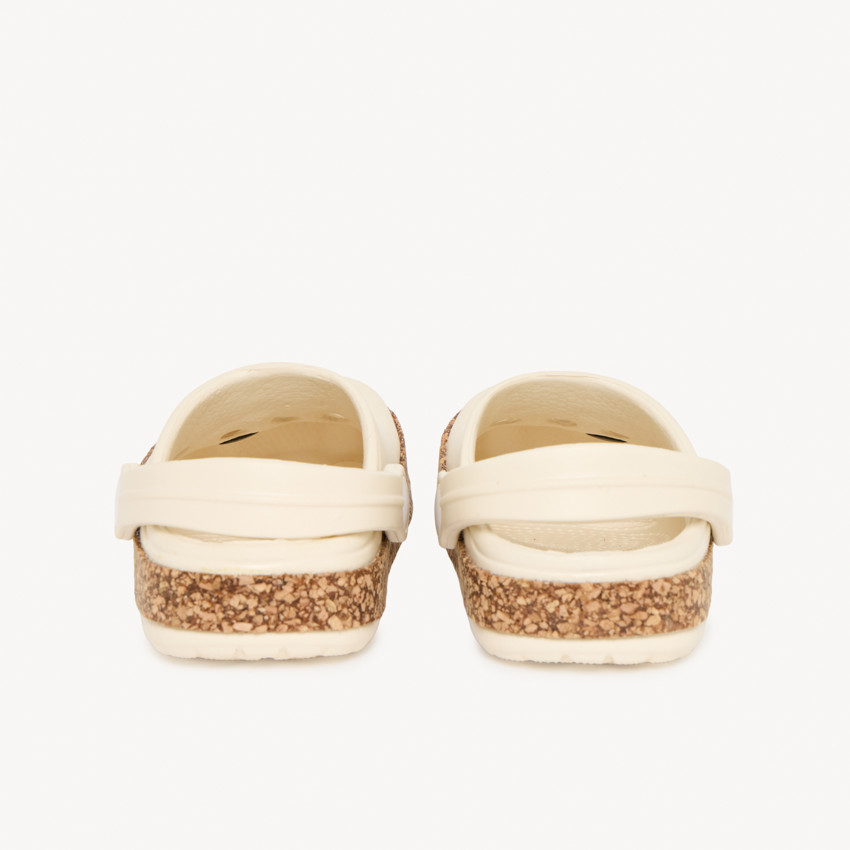 Zuecos con insignia de flor y correa para bebé niña 