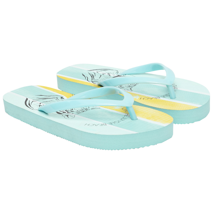 Tongs estampadas de tigre para niño con tira según la edad 