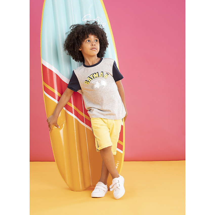 camiseta mangas cortas en jersey print Batman 