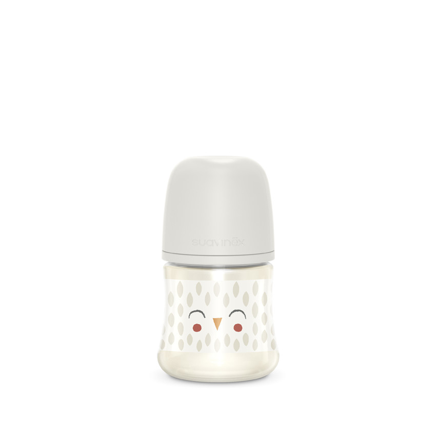 Biberon avec tétine SX Pro S Bonhomia beige 150 ml 