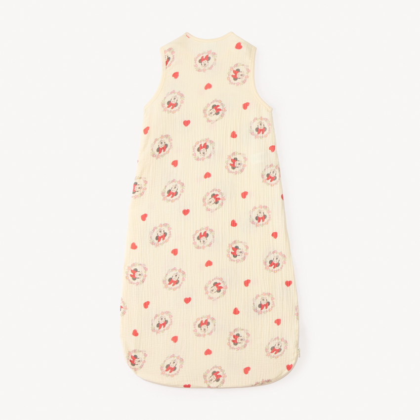 Saco de dormir sin mangas de gasa de algodón TOG 0.5 Minnie Disney para niña. 