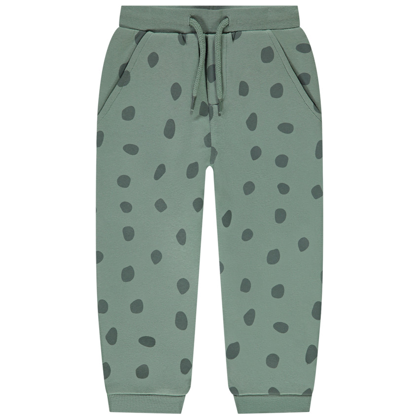 Pantalón de jogging estampado moteado para bebé niño 