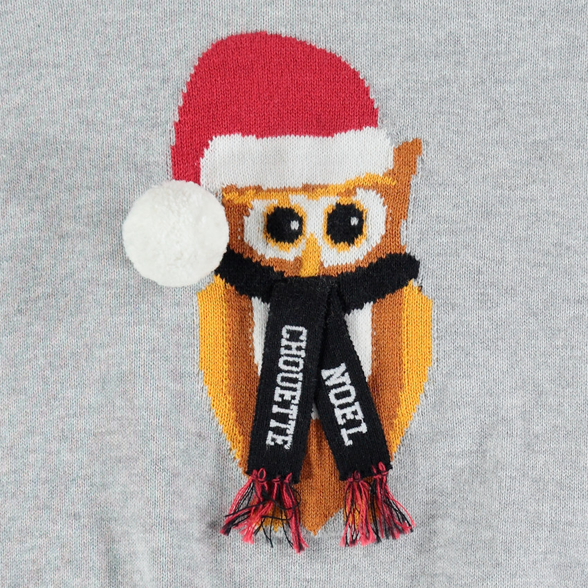 Jersey de punto con dibujo de jacquard  Additional Jersey de punto con dibujo de jacquard