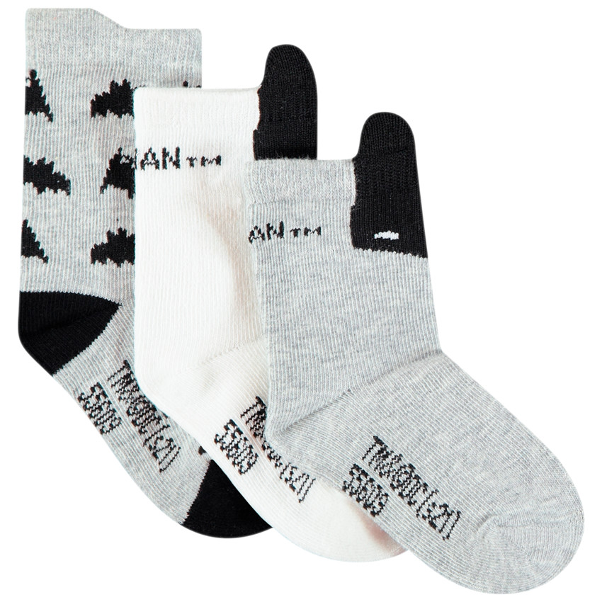 Pack de 3 pares de calcetines Batman Warner Main Pack de 3 pares de calcetines Batman Warner