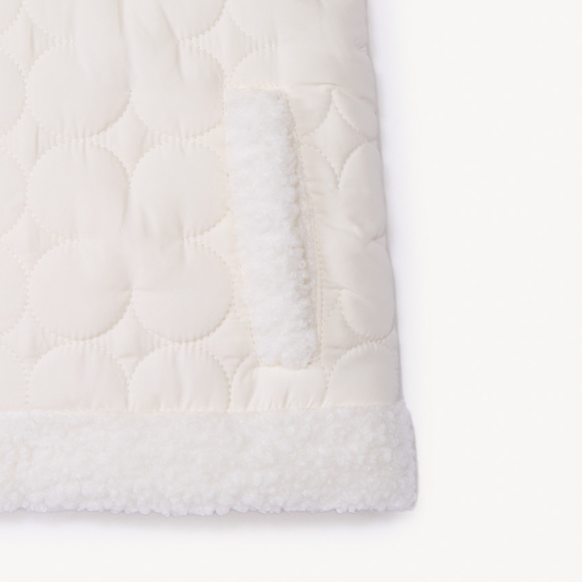 Chaleco sin mangas con capucha divertida para niña bebé 