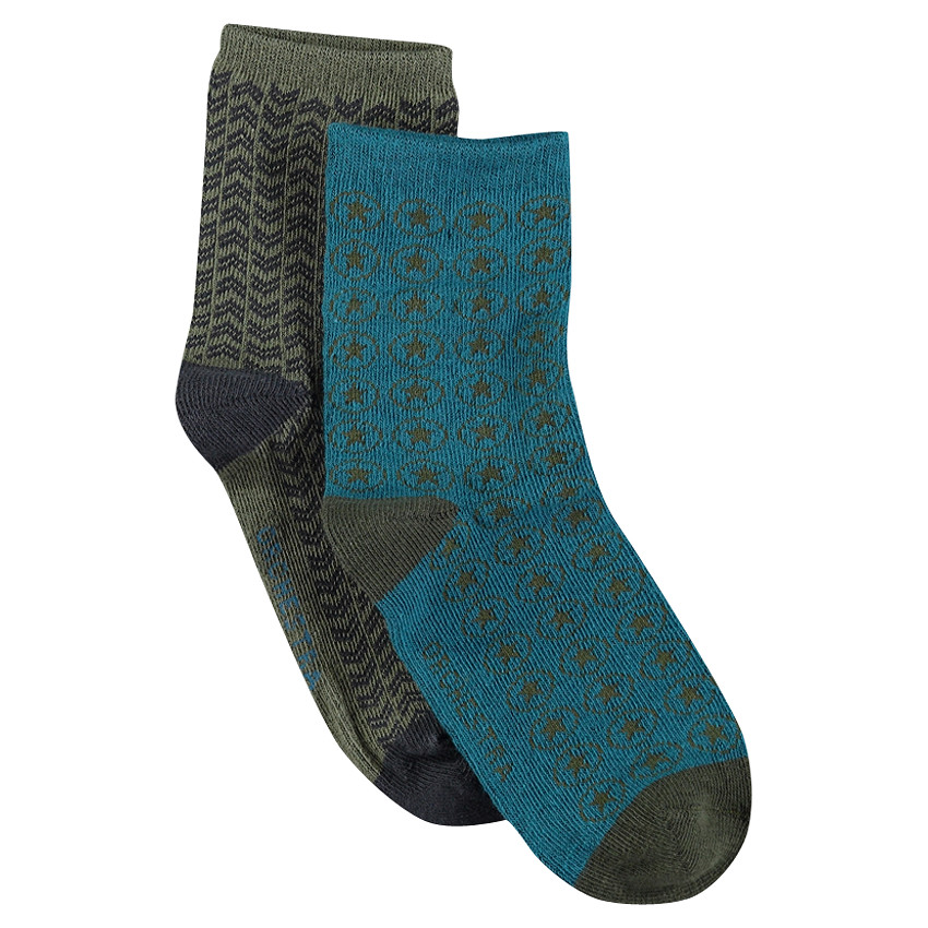 Lote de 2 pares de calcetines estampados all-over 