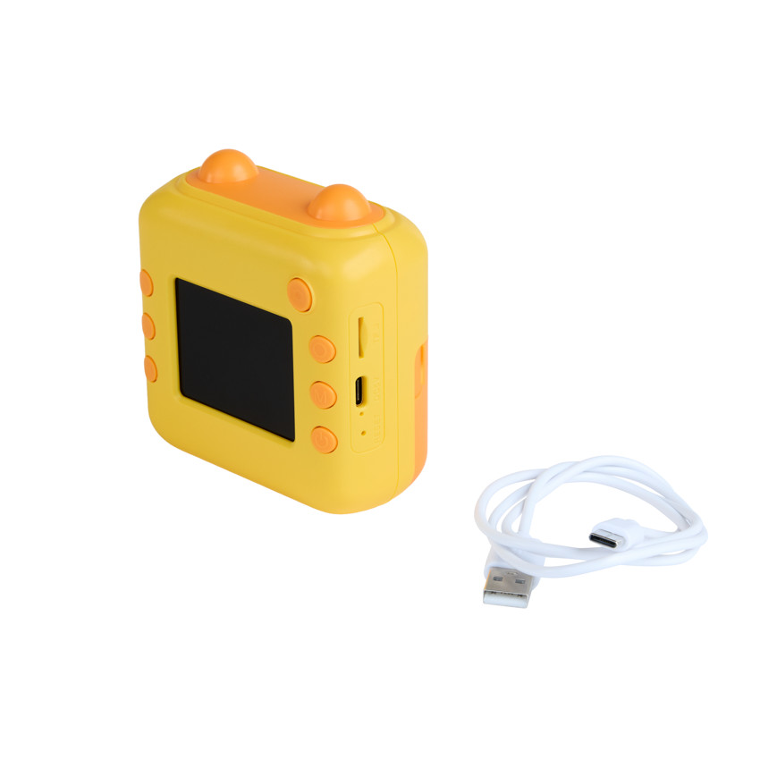 Cámara para niños con impresión instantánea – Amarillo 